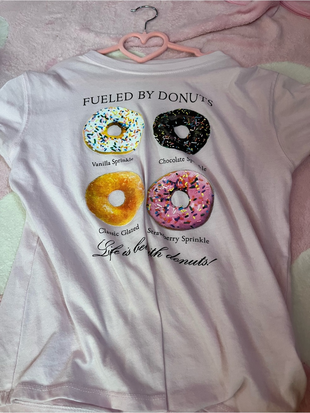 Fueled by Donuts Graphic Tee - Pink